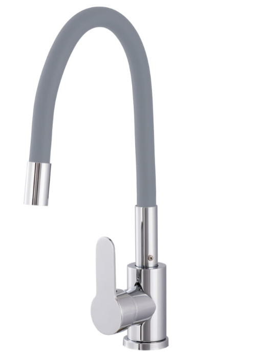 Granitspüle Mojito 160 & Küchenarmatur Flex mit Siphon - Moderno
