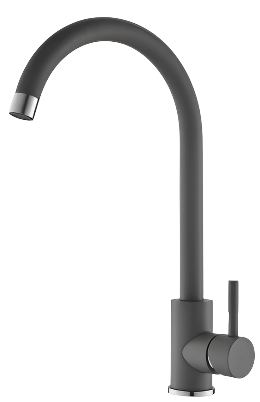 Granitspüle Coast 100 & Küchenarmatur Mona mit Siphon - Moderno
