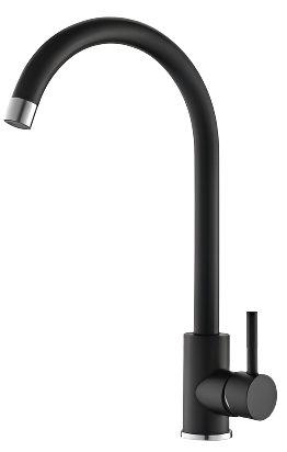 Granitspüle Coast 50 & Küchenarmatur Mona mit Siphon - Moderno