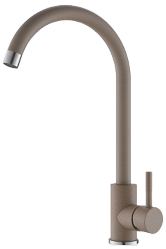 Granitspüle Mojito 160 & Küchenarmatur Mona mit Siphon - Moderno