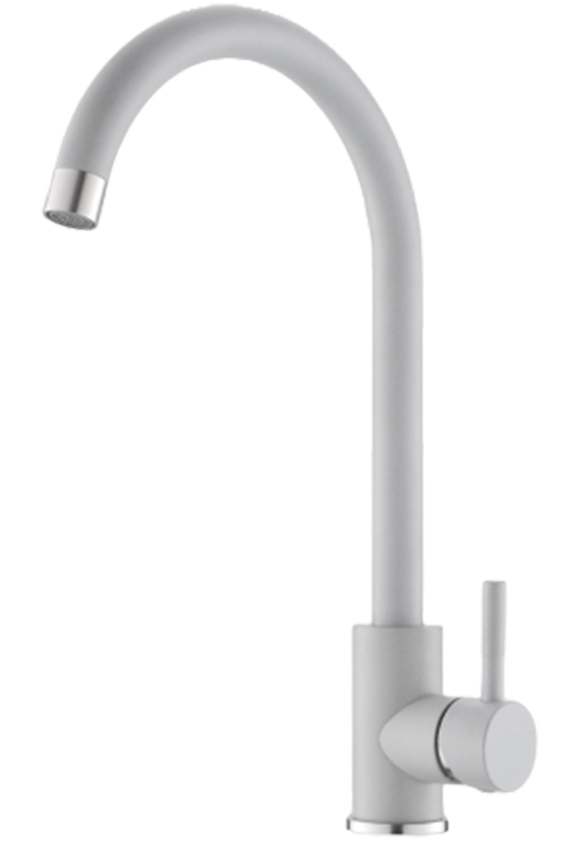 Granitspüle Mojito 60 & Küchenarmatur Mona mit Siphon - Moderno