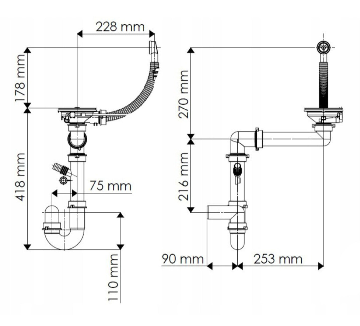 Siphon 22 mit automatischem Verschluss