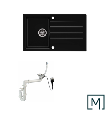 Granitspüle Mojito 100 mit Siphon