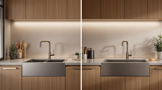 Einbauspüle oder Unterbauspüle: Die Unterschiede