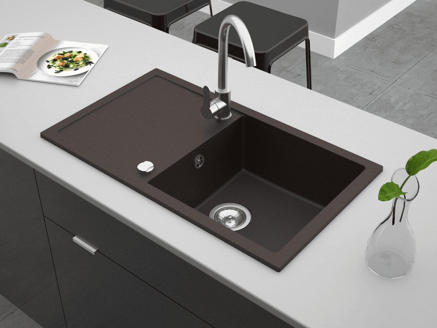 Granitspüle Aria 76