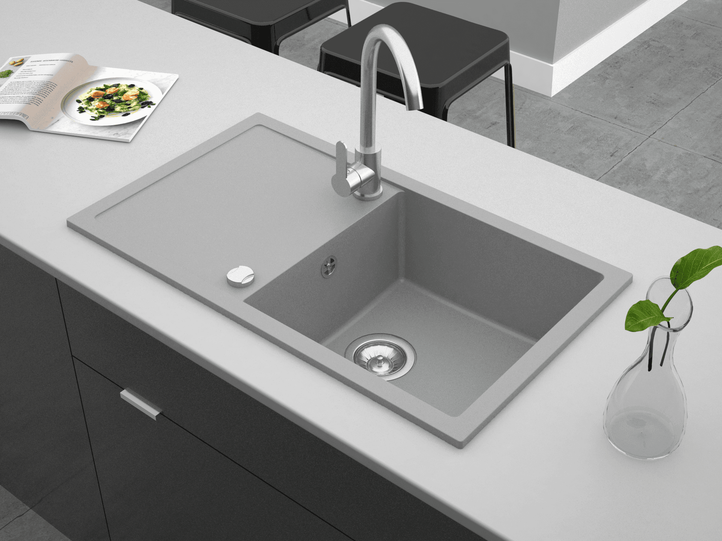 Granitspüle Aria 76