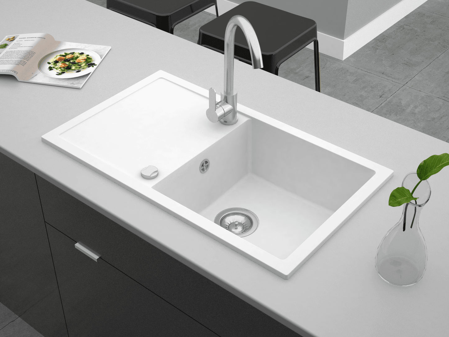 Granitspüle Aria 76