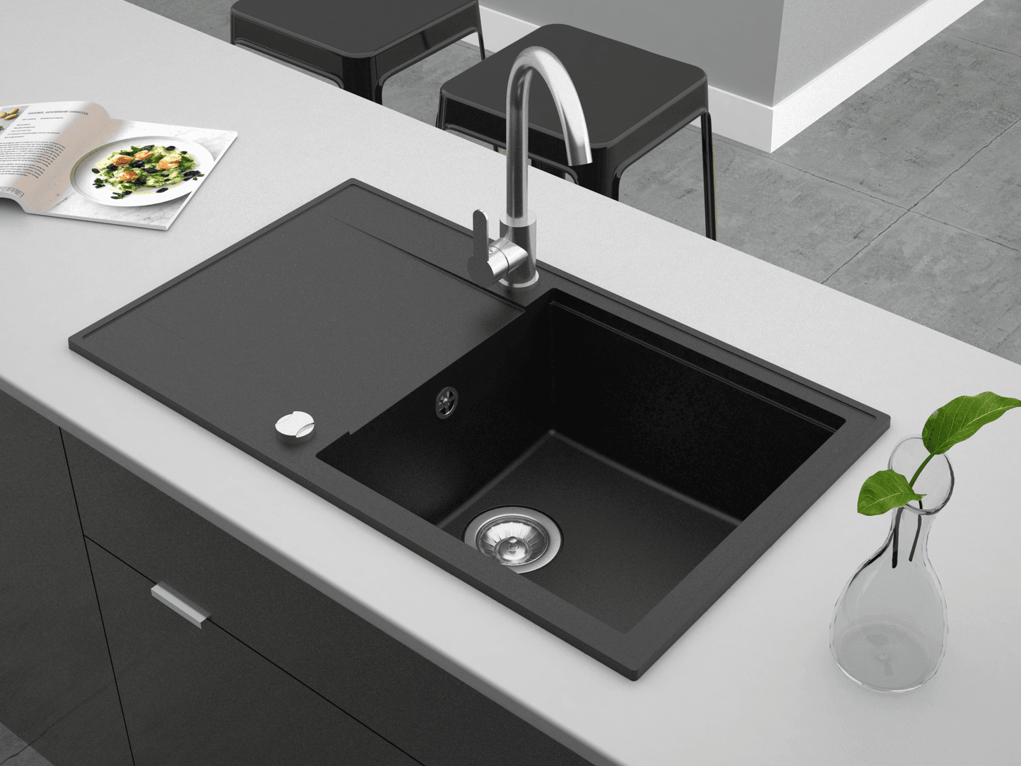 Granitspüle Carlo 78