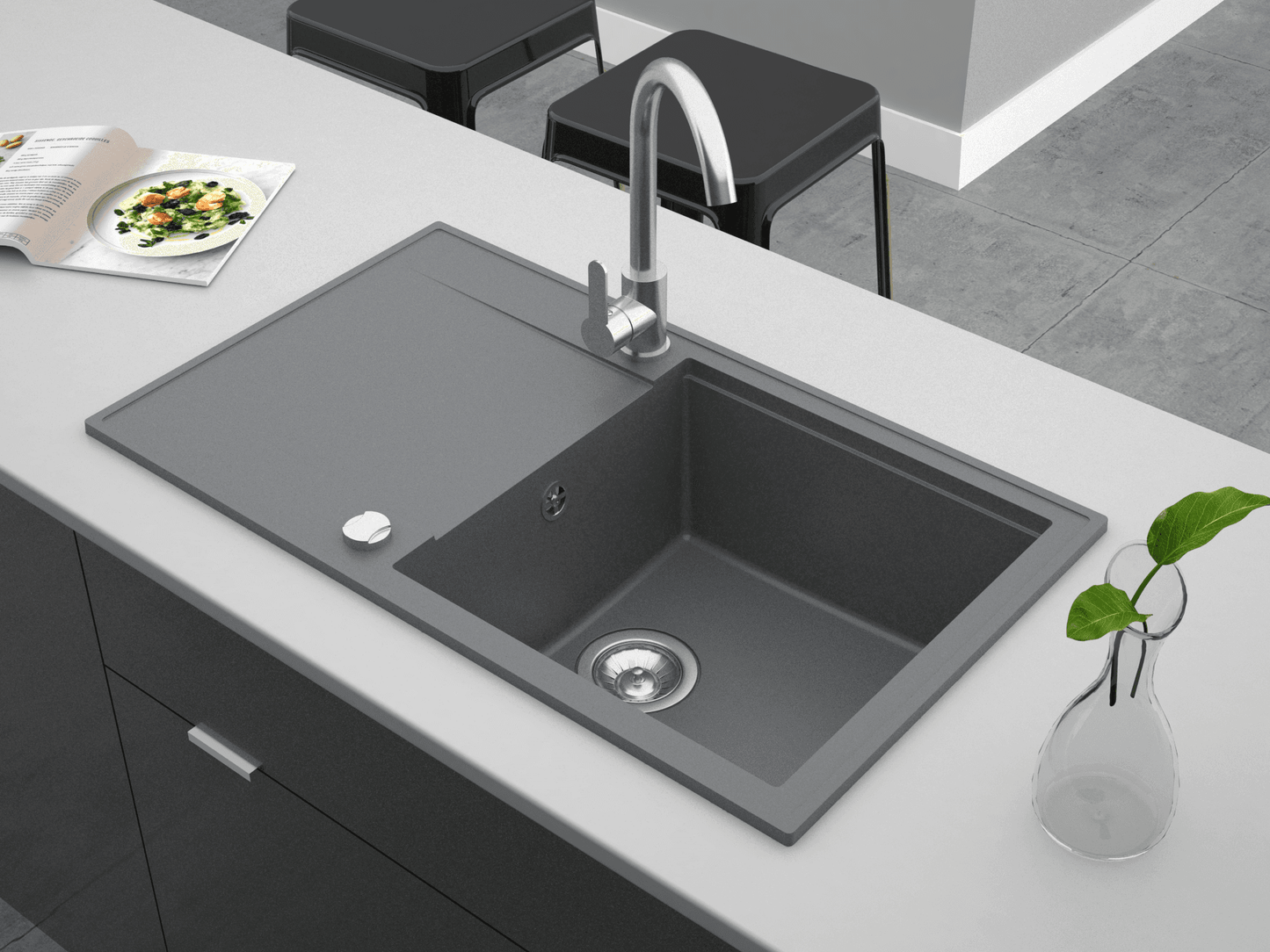 Granitspüle Carlo 78