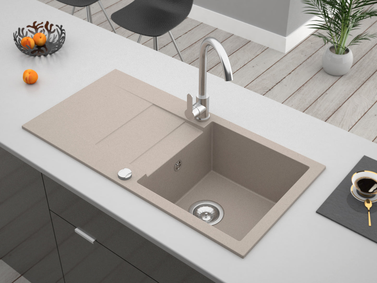 Granitspüle Cascada 40