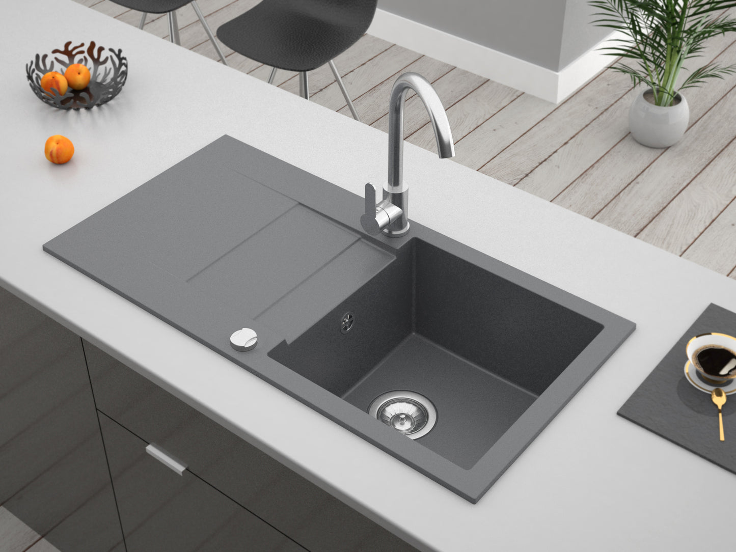 Granitspüle Cascada 40
