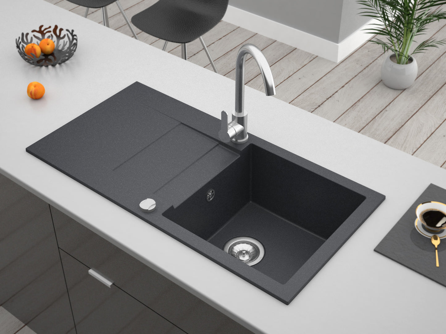 Granitspüle Cascada 40