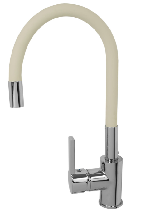 Granitspüle Mojito 120 & Küchenarmatur Flex mit Siphon - Moderno