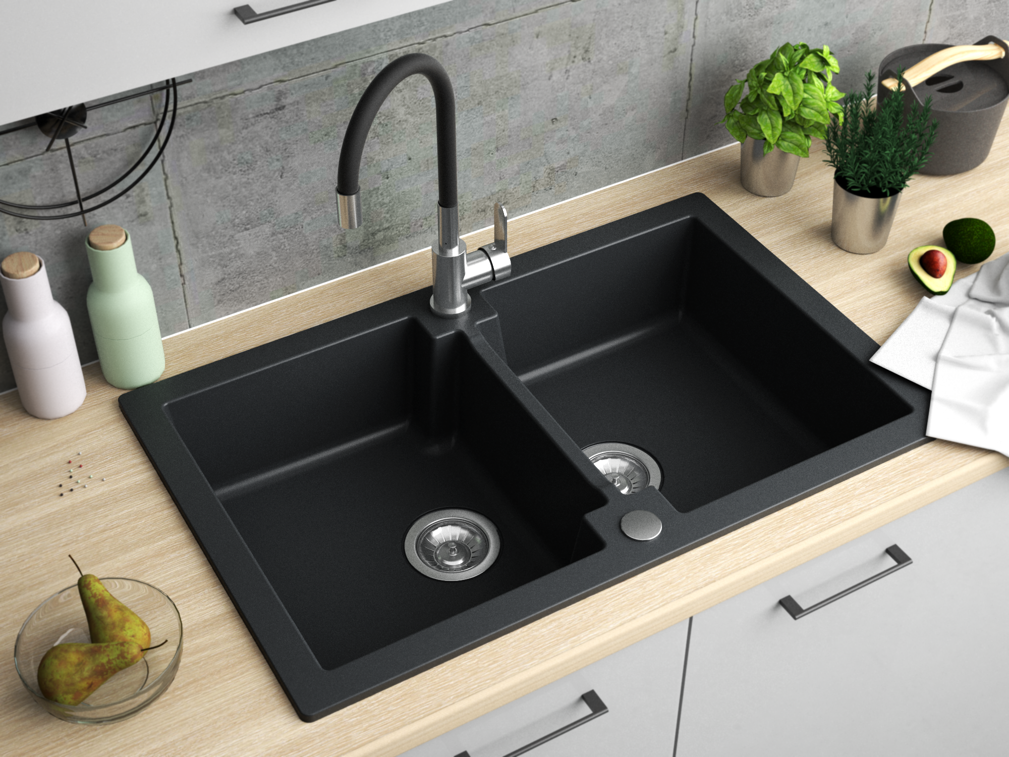 Granitspüle Mojito 160