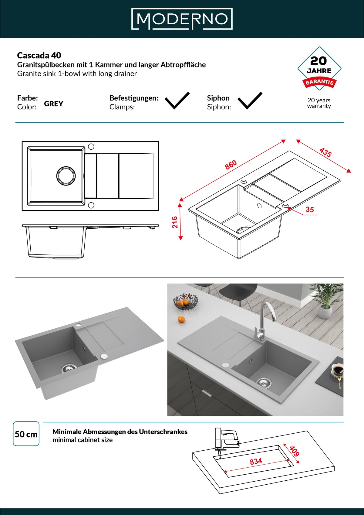 CASCADA 40 | Moderno