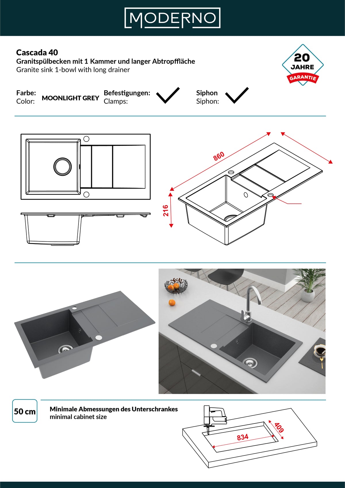 CASCADA 40 | Moderno___11A.CA040.90P.6011A