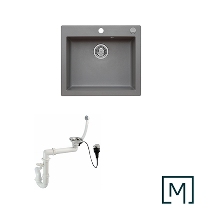 Granitspüle Mojito 60 mit Siphon