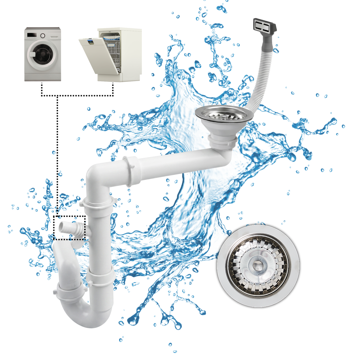 Granitspüle Cascada 100